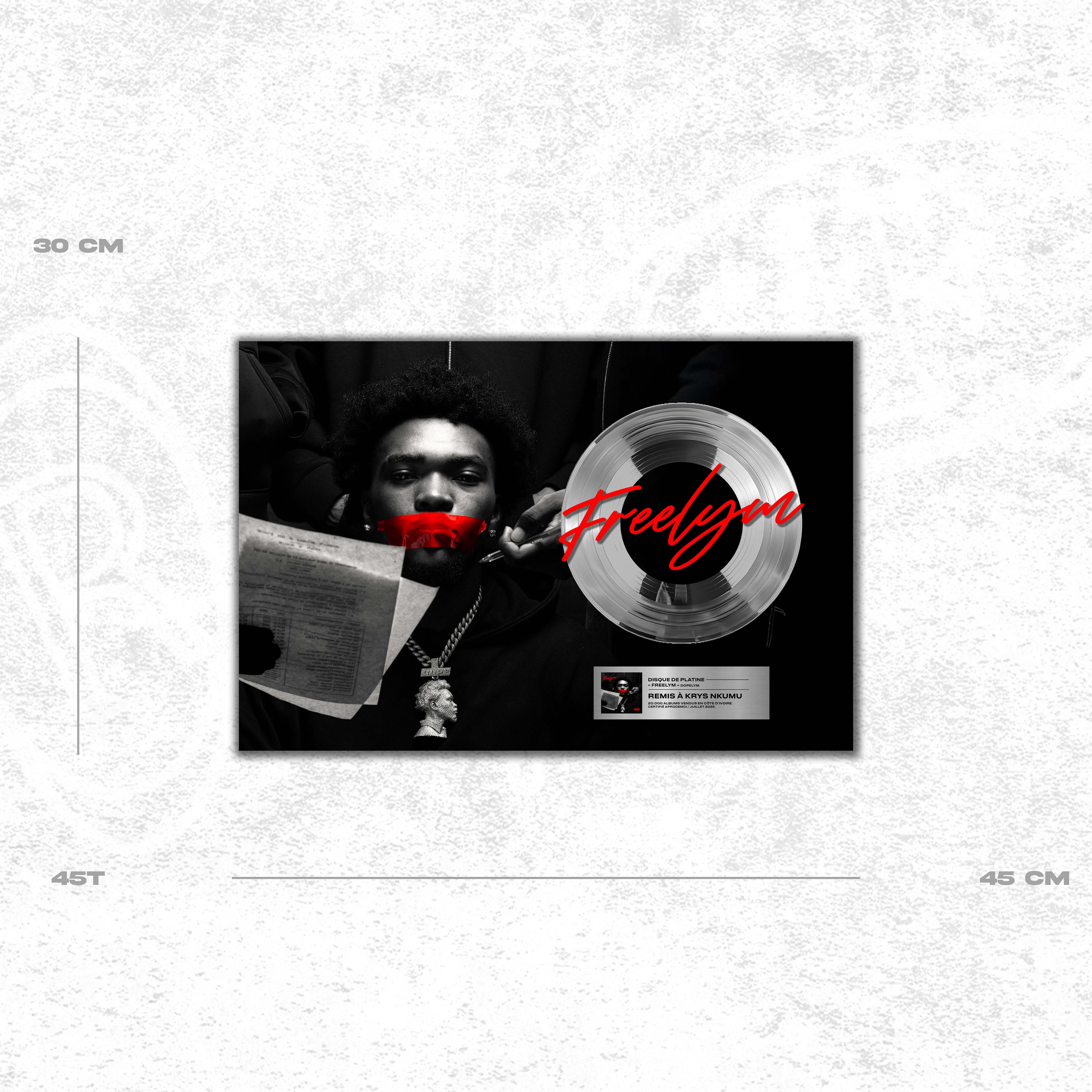 Dopelym - Freelym -  Disque de Platine