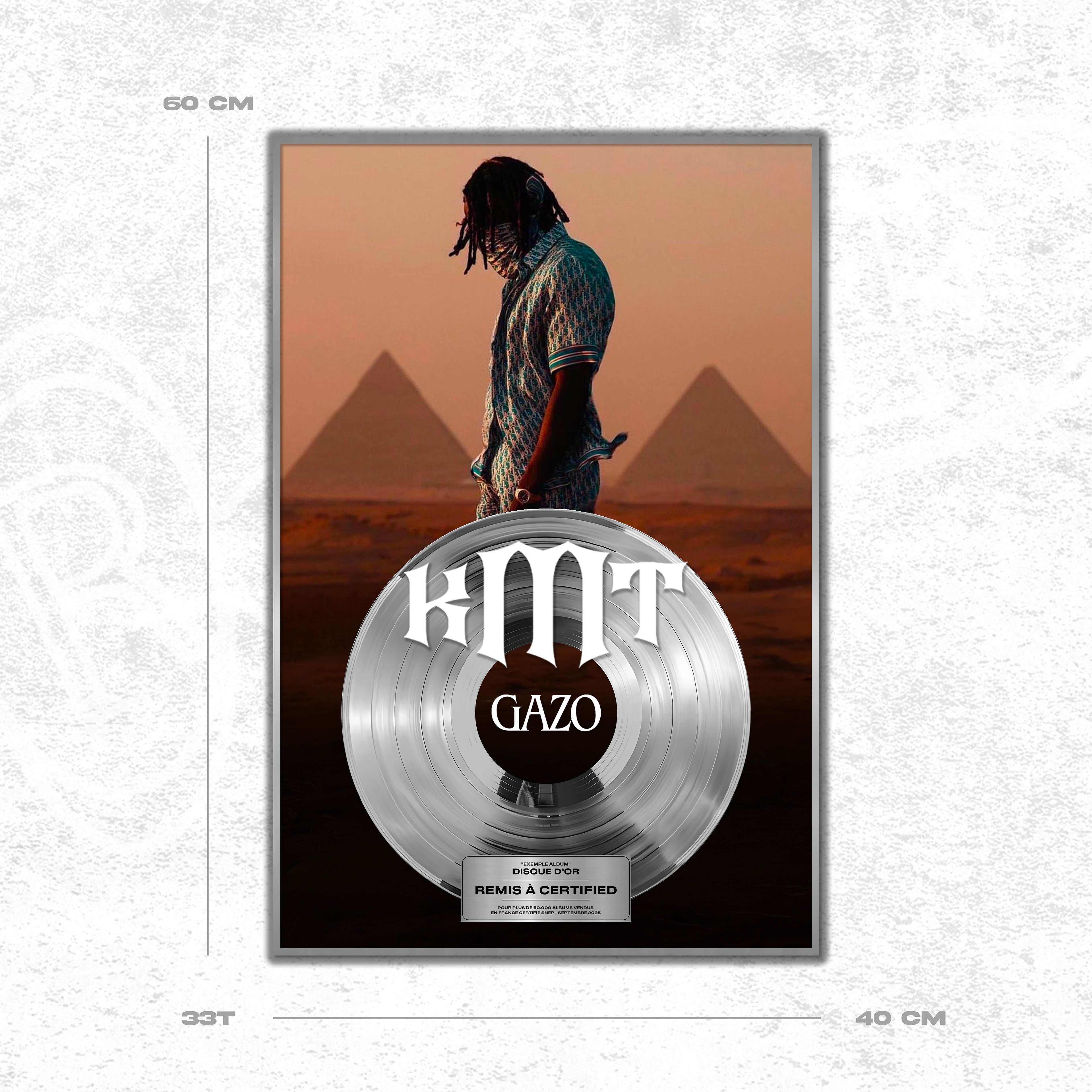 Gazo - KMT - Disque de Platine