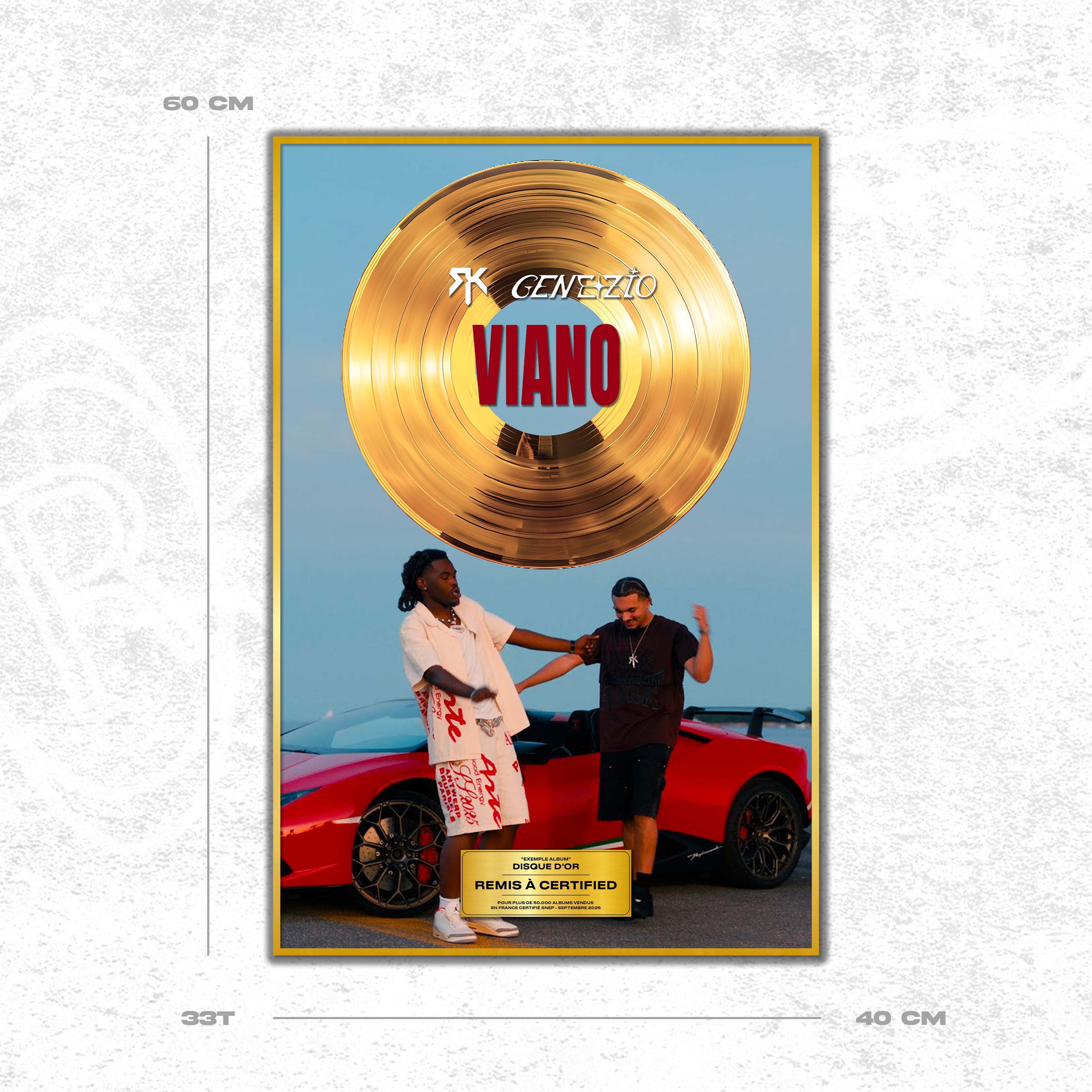 RK Feat. Genezio - Viano - Disque d'or