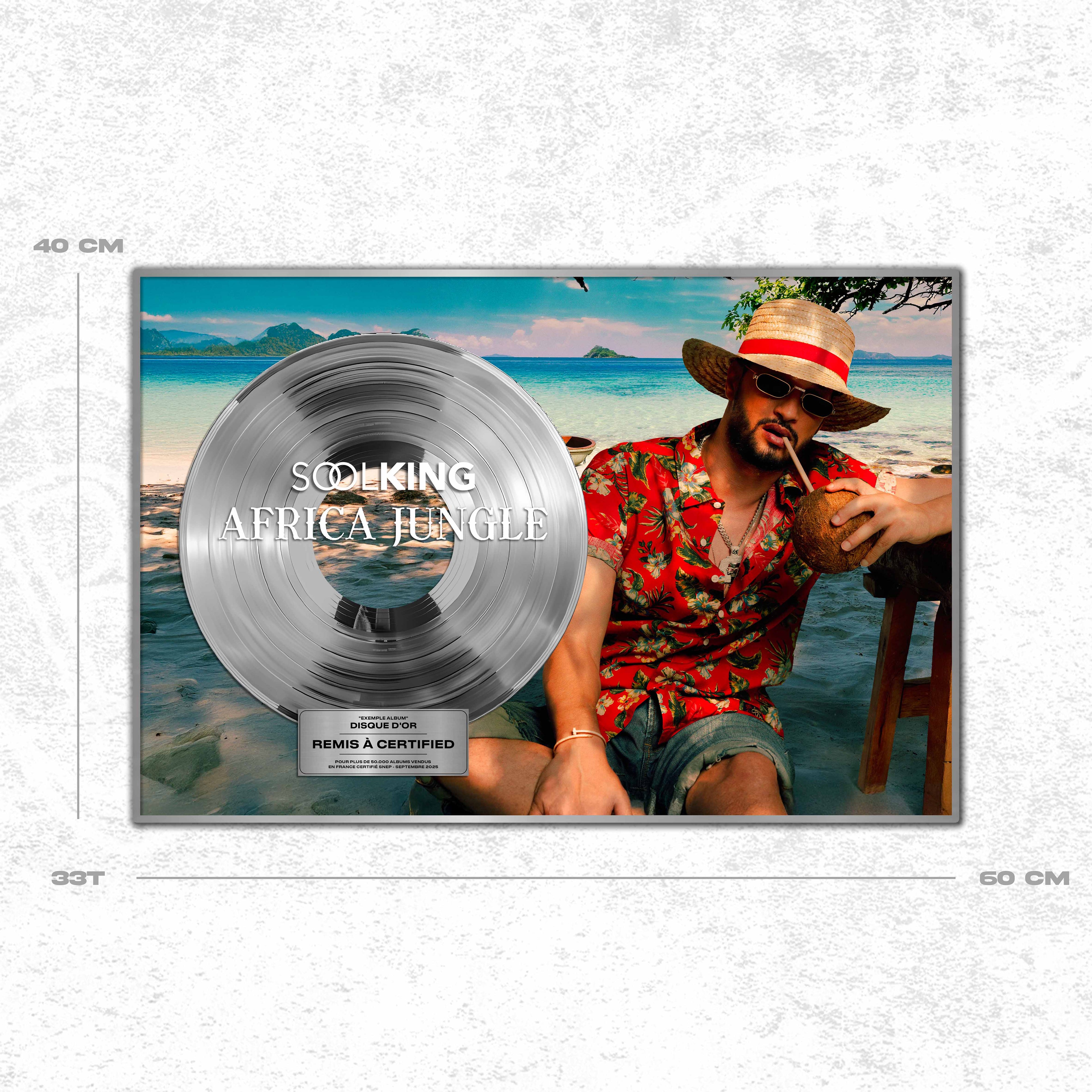 Soolking - Africa Jungle - Disque de Platine