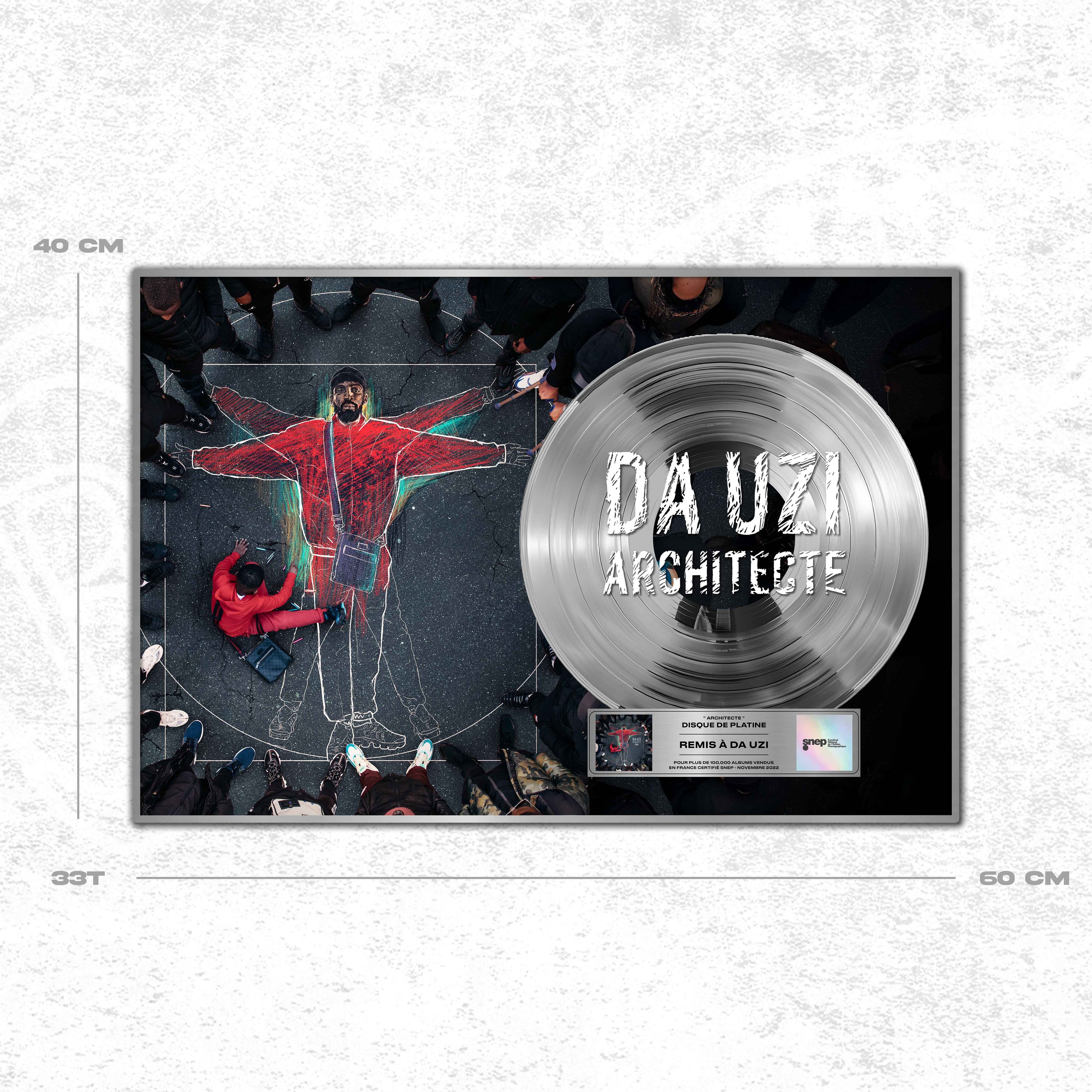 Da Uzi - Architecte - Disque de Platine