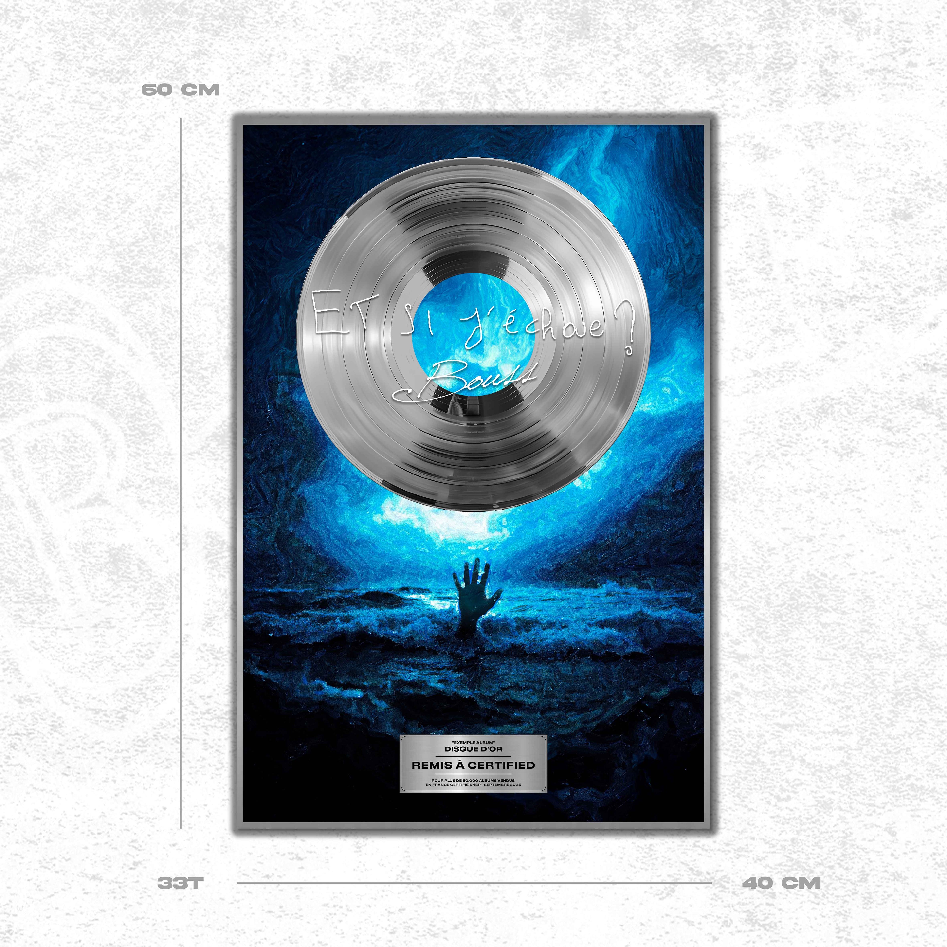 Bouss - Et si j'échoue ? - Disque de Platine