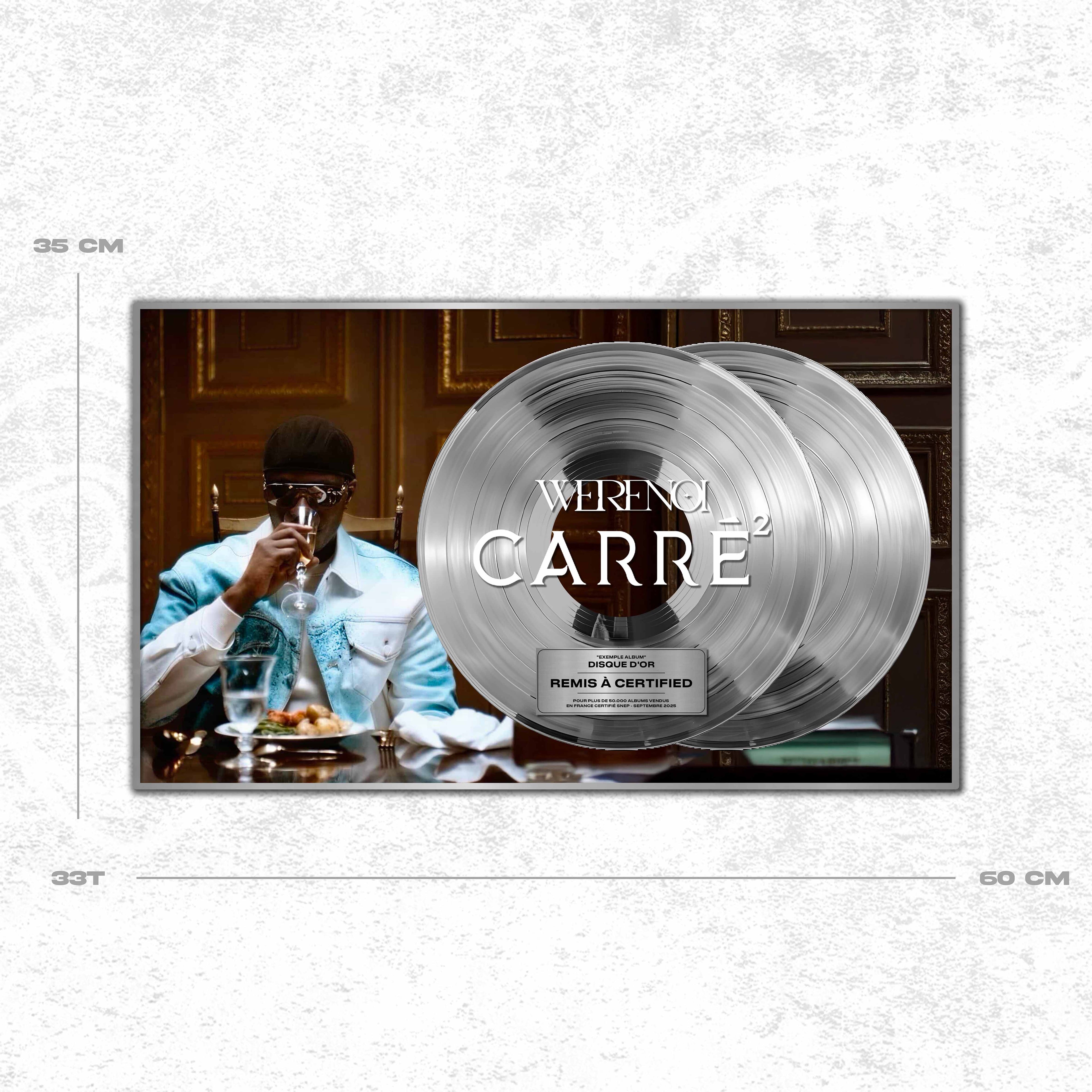 Werenoi - Carré - Disque Double Platine