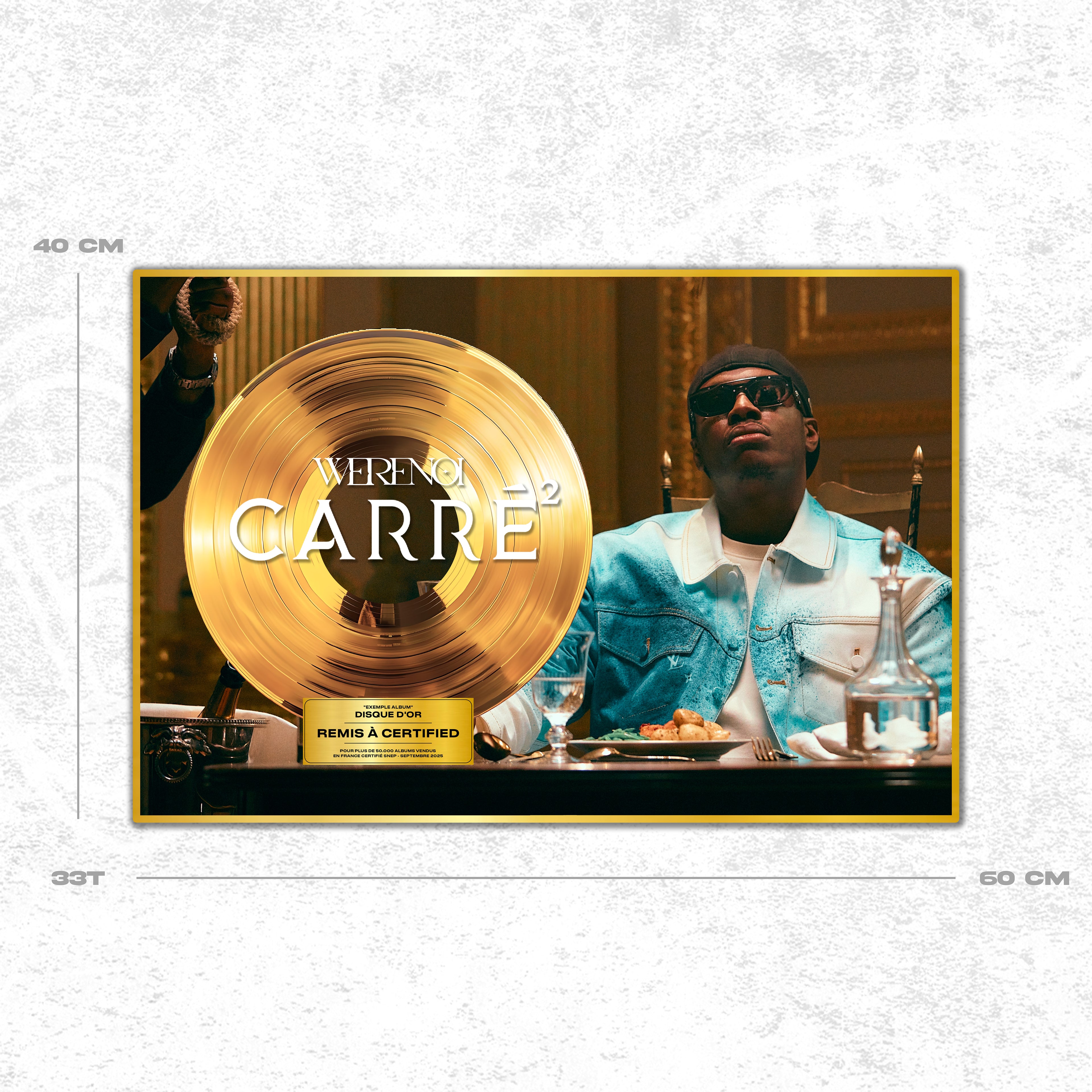 Werenoi - Carré - Disque d'or