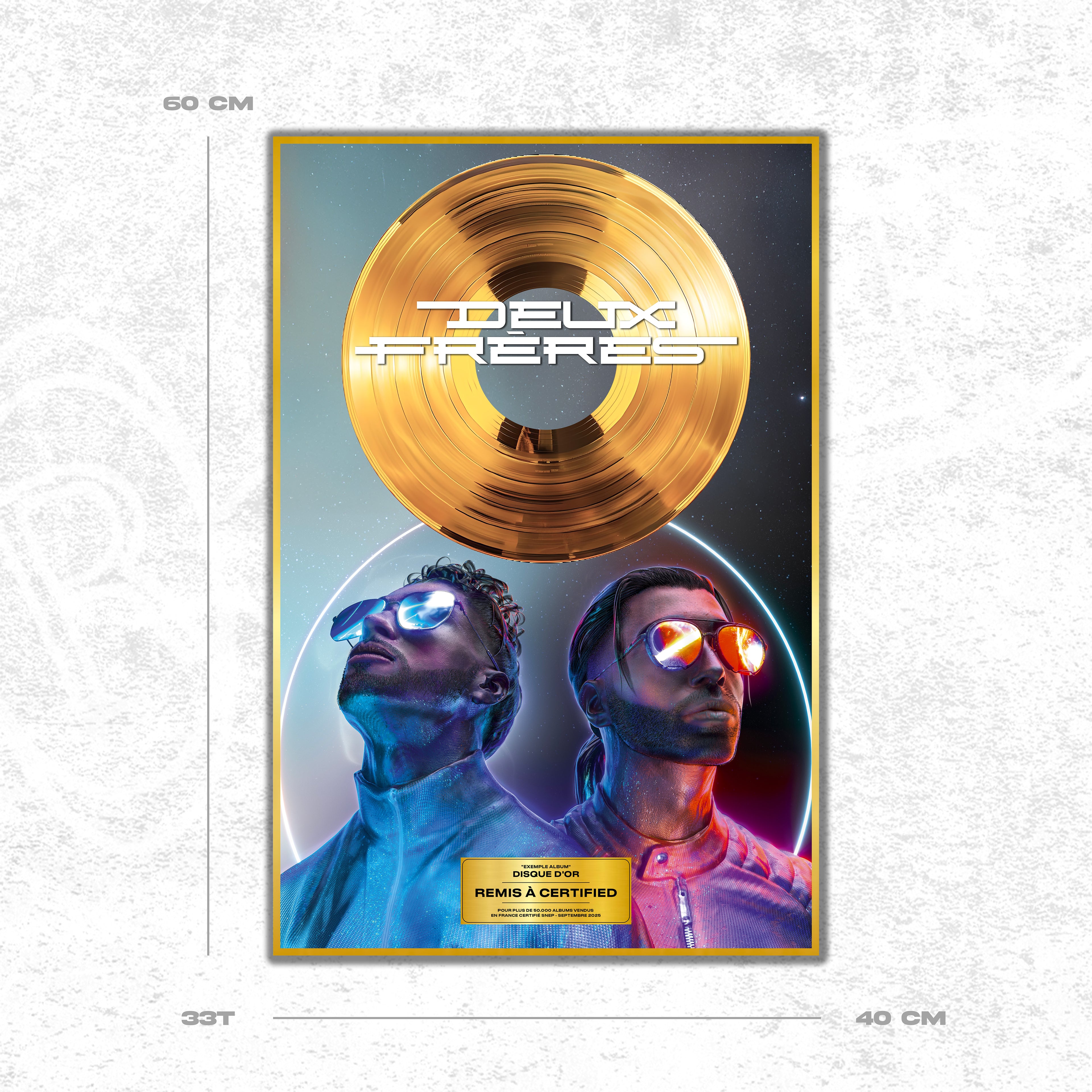 PNL - Deux Frères - Disque d'or / Platine