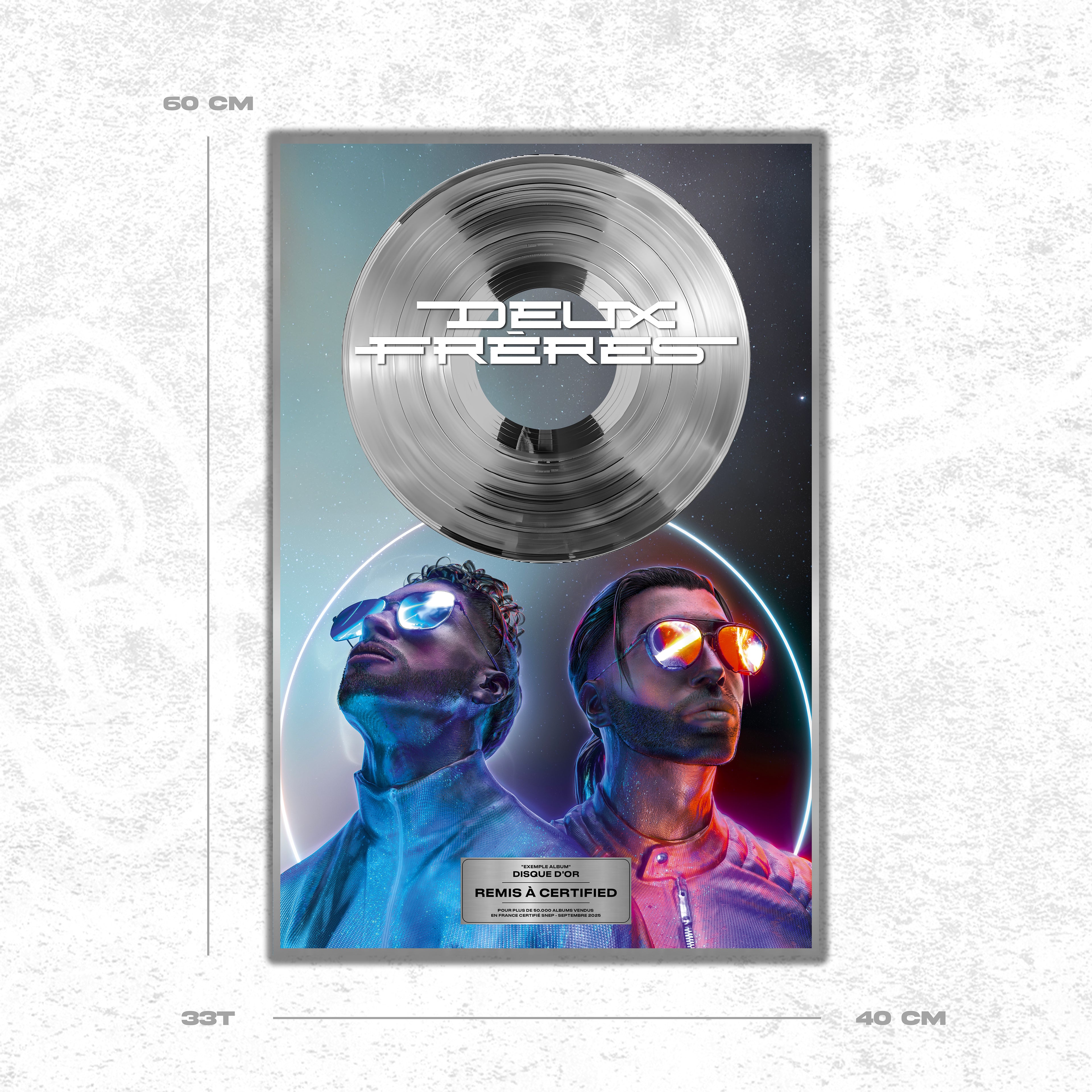 PNL - Deux Frères - Disque d'or / Platine