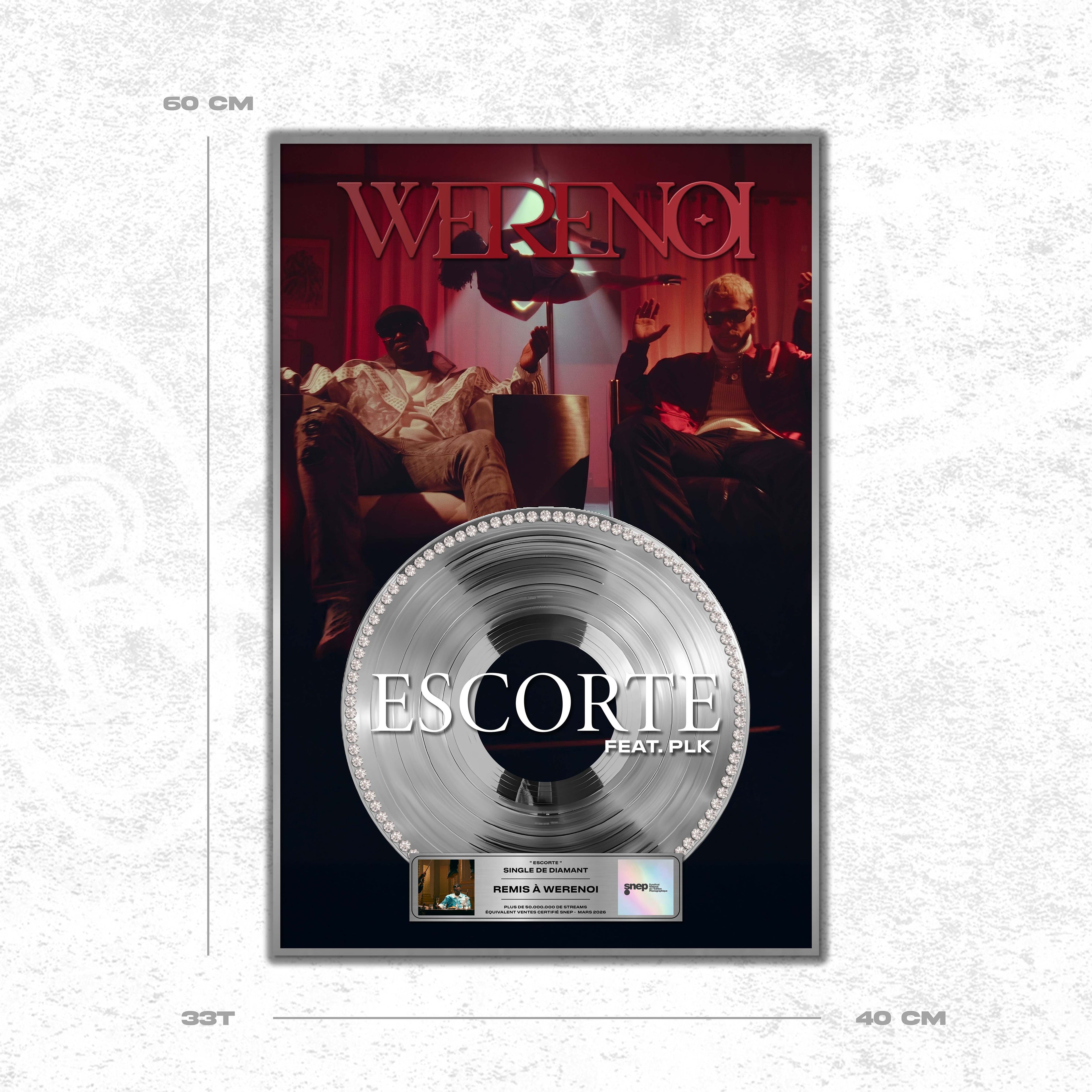 Werenoi -  Escorte Ft. PLK - Single de Diamant