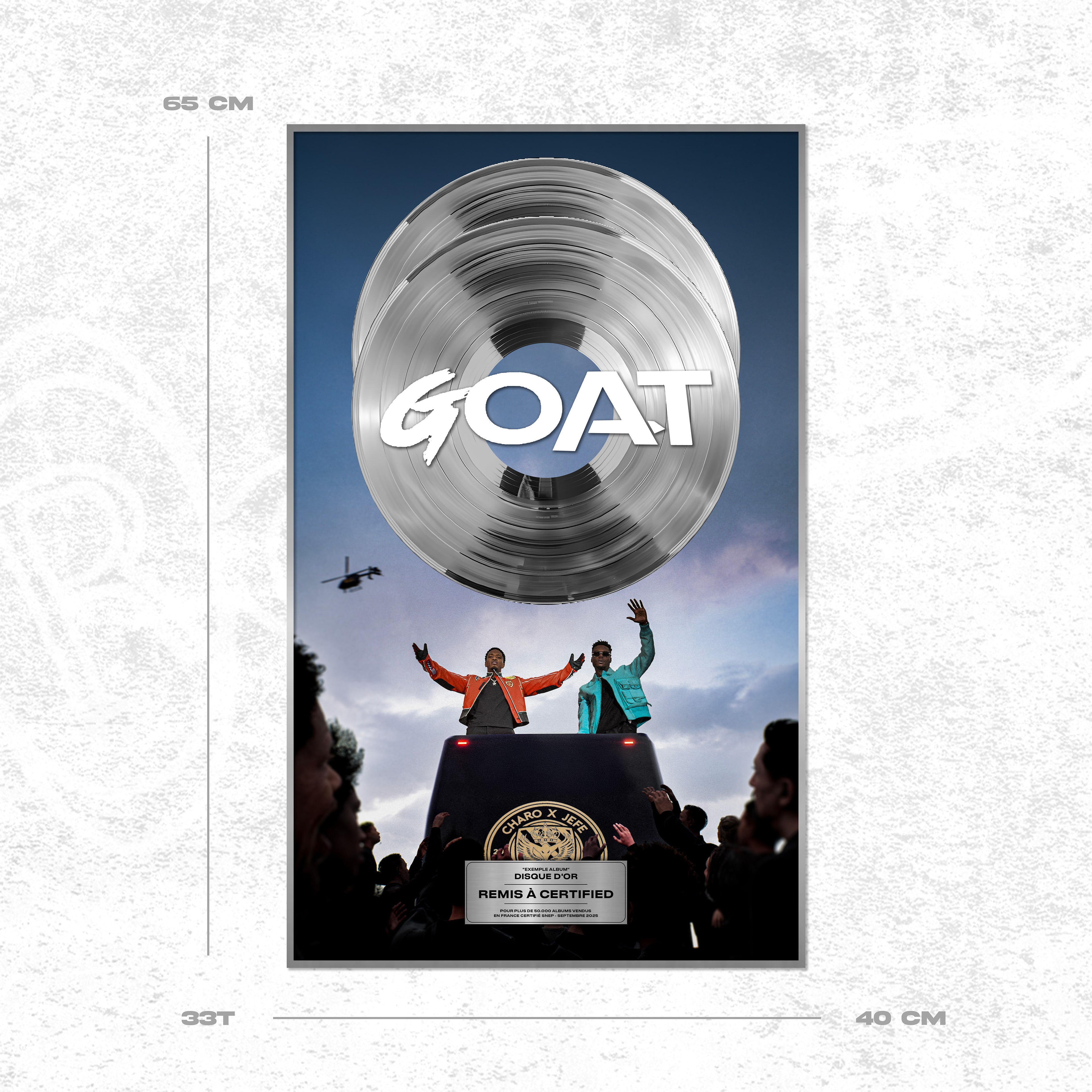 Ninho & Niska - Goat - Disque Double Platine