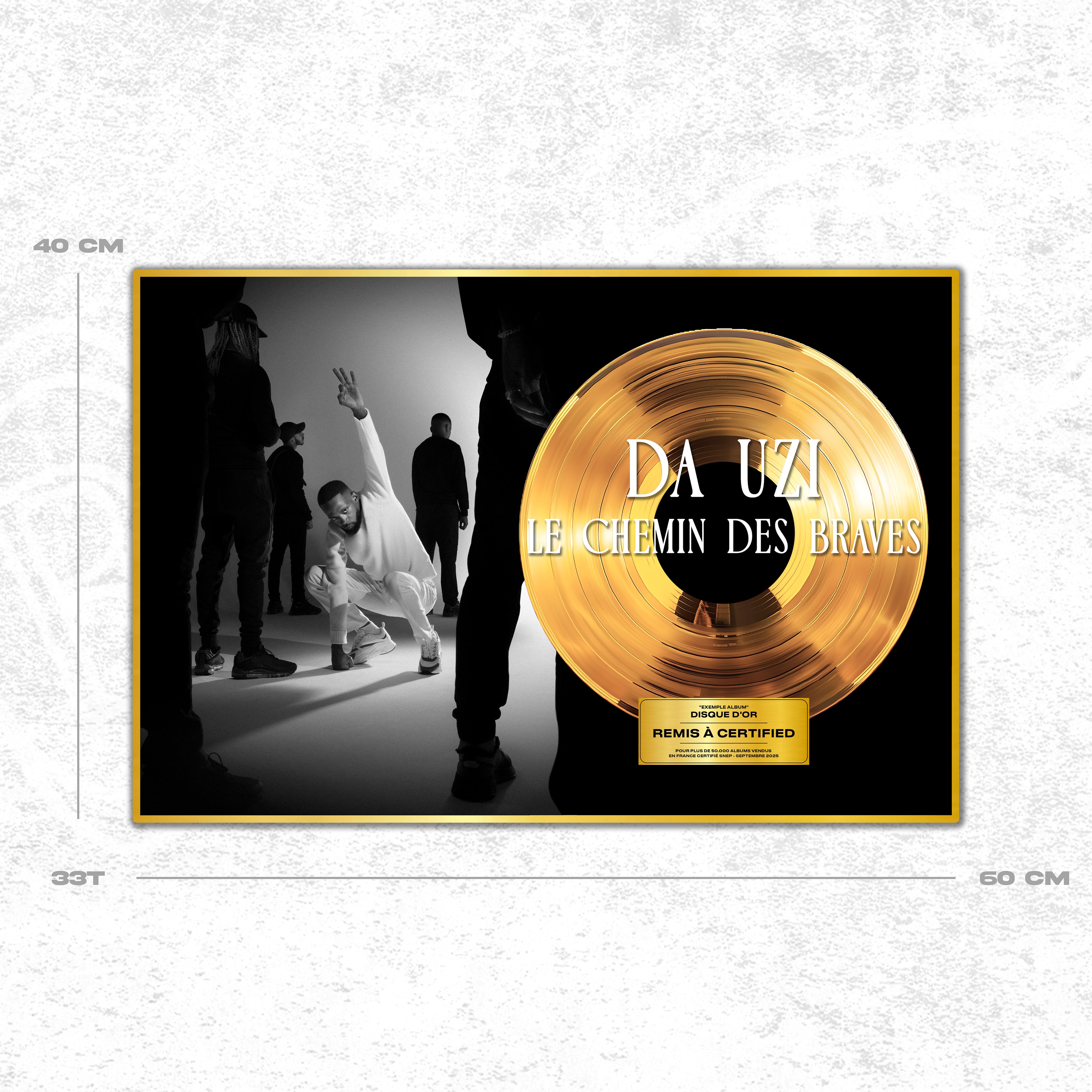 Da Uzi - Le Chemin Des Braves - Disque d'or
