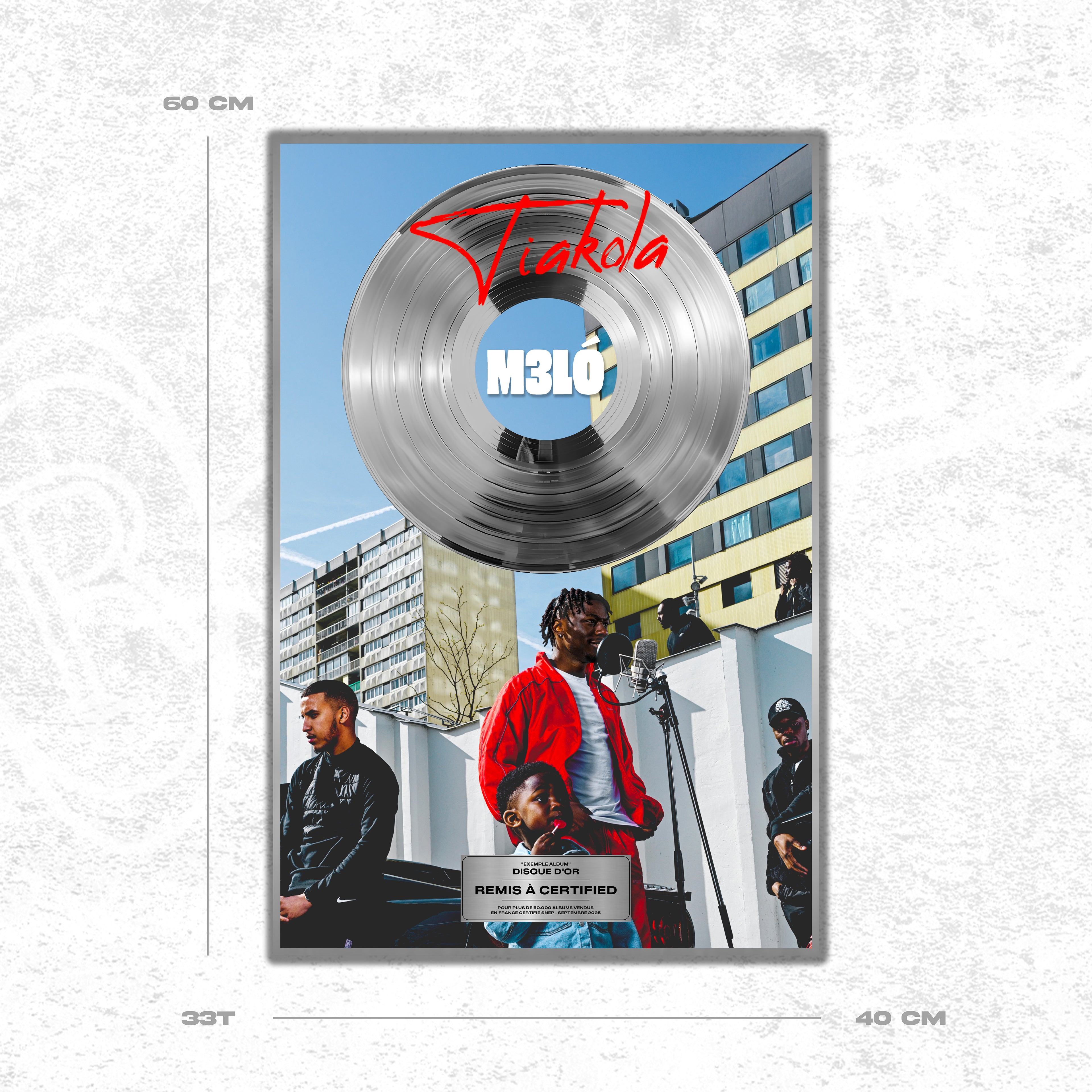 Tiakola - Mélo - Disque de Platine